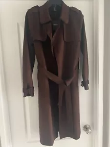 womens brown Forever 21 faux suade coat - Picture 1 of 1