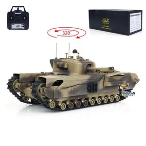 1/16 Militär RC Kampfpanzer Churchill Mk.VII Metallspuren Tongde Elektropanzer - Picture 1 of 12