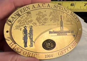 AACA 1964 dash plaque Gettysburg Spring meet - Picture 1 of 2