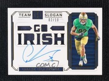 2020 National Treasures Relics Collegiate 2/10 Chase Claypool Rookie Auto RC