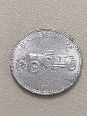 Shell Token - Historic Cars - Bentley 4 1/2  Litre - 1928 - Issued 1970's T104 - Image 1 of 2