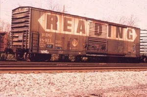 RDG reading railroad 18411 XLj box car DUPE slide - Picture 1 of 1