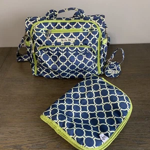 Ju-Ju-Be Diaper Royal Envy Back Pack Shoulder Strap Bag with Changing Pad - Picture 1 of 14