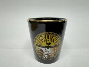 SUN RECORD COMPANY, MEMPHIS, TN, VASO DE CHUPITO BONITO TENNESSEE NEGRO - Imagen 1 de 2