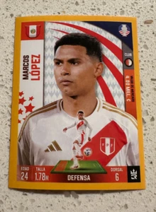 Pegatina 3 Reyes Copa América 2024 #25 Marcos López Perú - Imagen 1 de 1