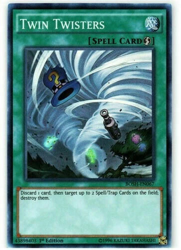 Twin Twisters - BOSH-EN067 - Super Rare - 1st Edition - M/NM - FREE SLEEVE - Image 1 of 1
