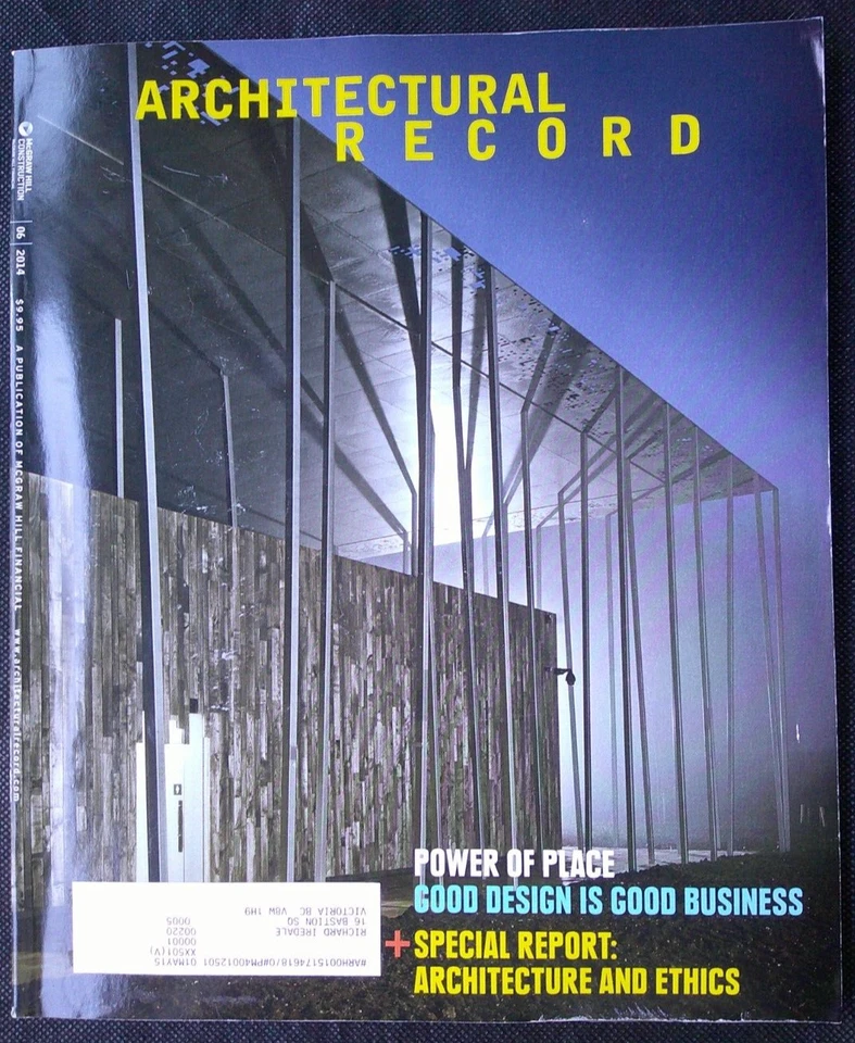 Architectural Record Magazine June 2014 Architecture & Ethics, Stonehenge - Image 1 of 1