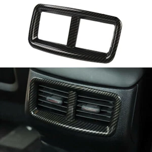Carbon Fiber Inner Rear Air Vent Outlet Cover Trim For Dodge Challenger 15 16 17 - Picture 1 of 8