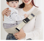 GOOSEKET Toddler Sling BEIGE baby hip-carrier with zippered pouch New mom idea
