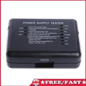 SATA HDD Power Supply Tester Checker Meter PC Computer Power Supply Measuring - Afbeelding 1 van 8