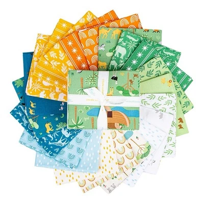 Paquete de tela de edredón Riley Blake de dos por dos cuartos de grasa Foto 1 de 4