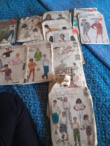 13 Vtg Clothes Pattern McCalls Mostly Butterick Simplicity - Picture 1 of 22