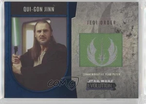 2016 Star Wars Evolution Commemorative Flag Silver /50 Qui-Gon Jinn Patch 1j8 - Picture 1 of 3