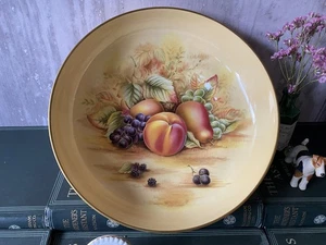 Vintage Aynsley Orchard Gold Large Centrepiece Fruit Bowl - Fine Bone China - Picture 1 of 23