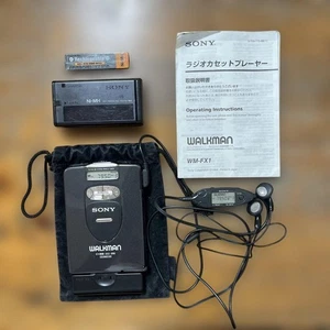 Sony Walkman WM FX1 AM FM Radio Cassette Player Portable Compact Vintage - Picture 1 of 7