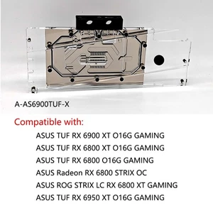 Granzon GPU Wasserblock Verwendung für ASUS TUF RX 6900 6950 XT /ROG 6800 SRTIX GAMING - Bild 1 von 8