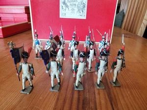 CBG Mignot Rare Boxed Set Of 15 Toy Soldiers Mixed Infantry - Picture 1 of 10