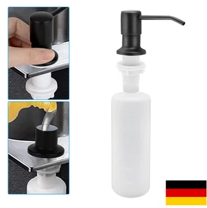Dispensador de jabón empotrado Monti detergente loción fregadero lavabo cocina 500 ml - Imagen 1 de 14