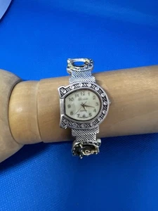 Geneva Platin Hufeisen Damen Armbanduhr 7196 Edelstahl Japan wie abgebildet - Bild 1 von 16
