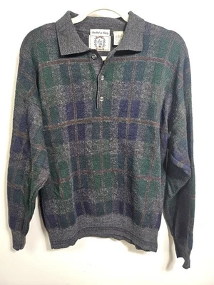 Sears Roebucks Wool Blend Sweater Men's Size Large Vintage 1980s Made In Italy - Image 1 of 4