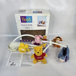 Vtg Disney Winnie the Pooh Musical Mobile Eeyore Tigger Piglet Crib / Wall Mount - Picture 1 of 14