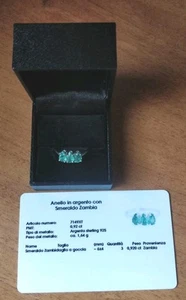 Anello con smeraldi - Foto 1 di 3