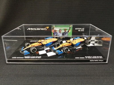 MINICHAMPS McLaren F1 Team MCL35M Ricciardo/Noris Yi Scale size 1/43 With case - Image 1 of 4