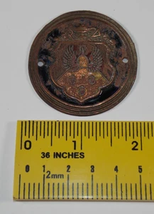 Rare 1929-1930 Oldsmobile Radiator Emblem Car Automotive Hood Badge Logo USA - Foto 1 di 4