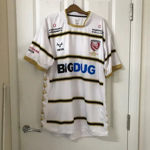 Gloucester Rugby Away Shirt 2023/24 White XXL  Oxen Jersey 150 Years Anniversary - Picture 1 of 9