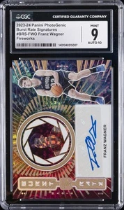 2023-24 PANINI PHOTOGENIC BURST RATE SIGNATURES,  FIREWORKS FRANZ WAGNER CGC 9 - Picture 1 of 2
