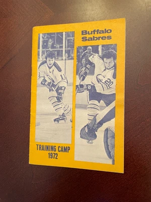 1972 Buffalo Sabres Training Camp Guide  - 3rd Year - Gil Perrault -  RARE - MT - Image 1 of 2