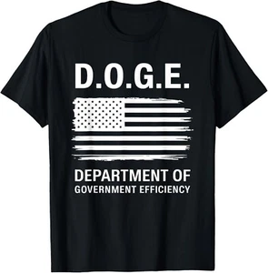 DOGE Department of Government Efficiency T-Shirt - Picture 1 of 3