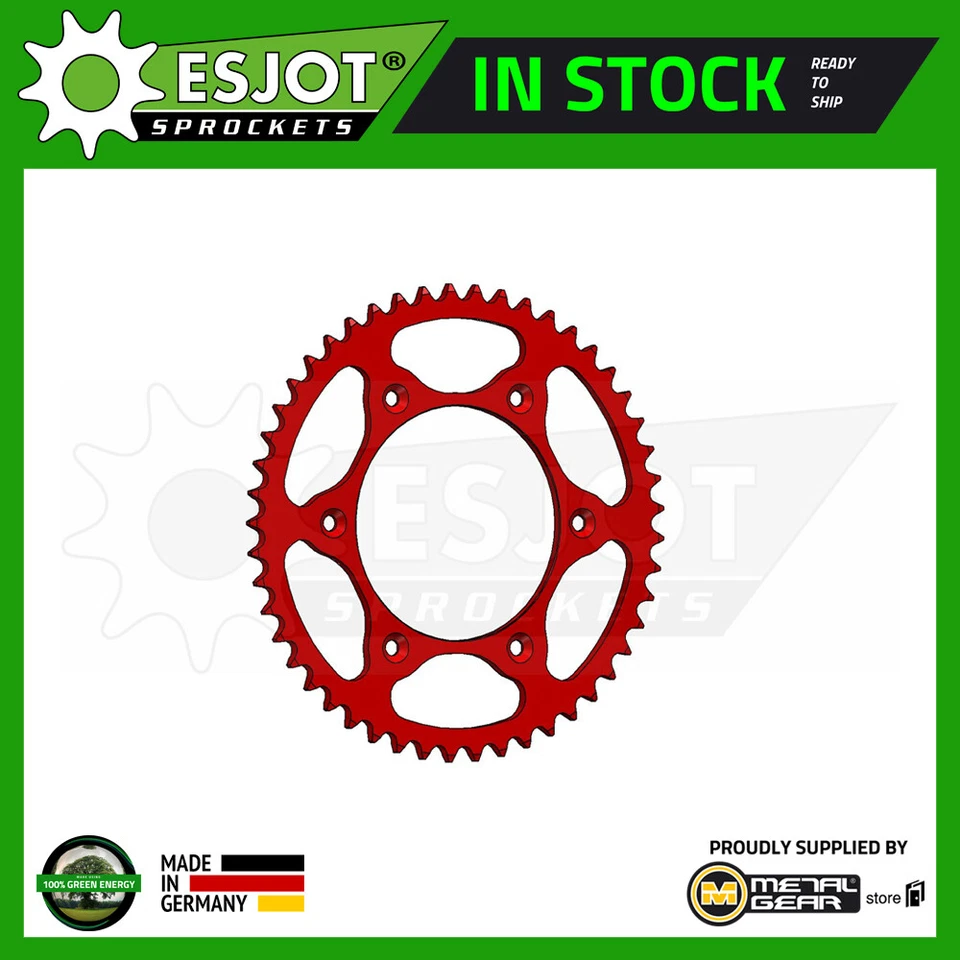 Sprocket Rear 520-49T Ultralight Steel Red for HONDA XR 400 R 1996 1997 1998 Foto 1 de 1