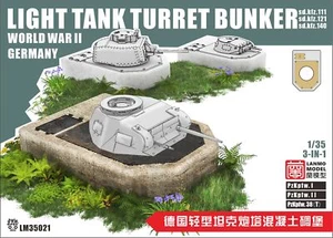 Für schwere Hobby LM-35021 1/35 World War II Germany leichter Panzer Turm Bunker Basis - Bild 1 von 3