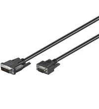 Goobay 2m DVI-I/VGA FullHD Kabel - DVI-A-Stecker (12+5-Pin) > VGA-Stecker (15-polig)