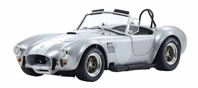 Kyosho Originale 1/18 Shelby Cobra 427 S/C Argento Modellino KS08047S Nuovo - Immagine 1 di 4