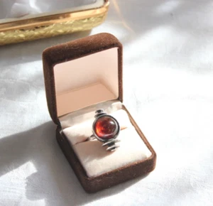 Perli Ring mit Bernstein 925er Silber Pe signiert - Picture 1 of 6