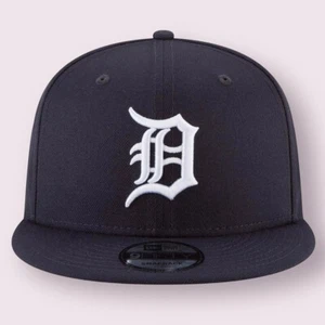 Detroit Tigers 9FIFTY Adjustable Cap - DET MLB New Era 950 Hat - Navy Snapback - Picture 1 of 3
