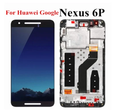 LCD Bildschirm Touch Digitizer Baugruppe + Rahmen für Huawei Google Nexus 6P H1511 H1512 - Bild 1 von 2