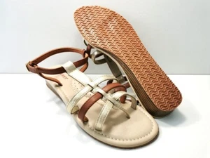 ISOTONER Sandalen Gr. 38 Damen braun spartanische Schuhe Sommer offen NEU - Bild 1 von 6