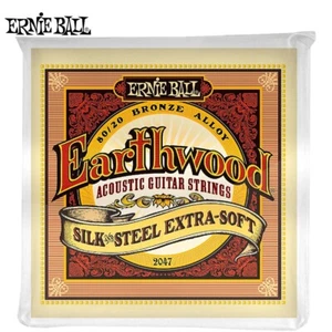 Ernie Ball 2047 Earthwood Sillk & Steel Acoustic Guitar Strings 10-50 - Picture 1 of 1