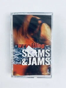 Wrestling Slams & Jams Cassette Tape SEALED RHCP Black Sabbath Slaughter OOP NOS - Picture 1 of 3