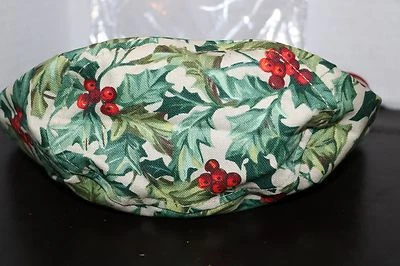 Longaberger Gumdrop & 08 Dresden Amer Holly Liner -2004 Tree Trimming #28179135 - Image 1 of 2