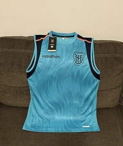Marathon Authentic Ecuador Team Training Sleeveless Soccer Jersey Men’s Sz: M - Picture 1 of 5