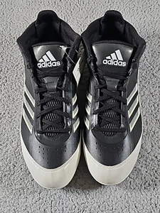 Adidas Men's Scorch X Mid M Football Performance Cleats G23495 Black White 13.5 - Picture 1 of 15