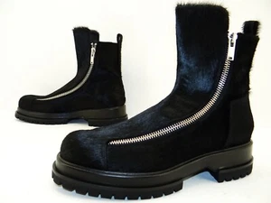 424 Stiefelette Boots Stiefel Herren Schuhe Leder Gr.45 Schwarz - Bild 1 von 11