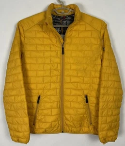 Point Zero Canada NWT Mens Quilted Puffer Jacket Small S Yellow Packable New - Picture 1 of 15