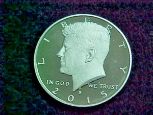 2015 S Kennedy plata medio dólar prueba de plata conjunto de prueba de plata - Imagen 1 de 2