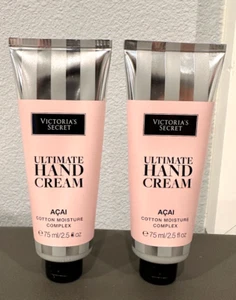 2x Victoria's Secret Ultimate Hand Cream ACAI Cotton Moisture Complex 2.5 fl oz - Picture 1 of 1