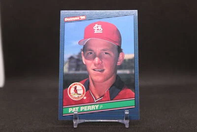 Pat Perry #596 1986 Donruss  St. Louis Cardinals RC Rookie - Image 1 of 2